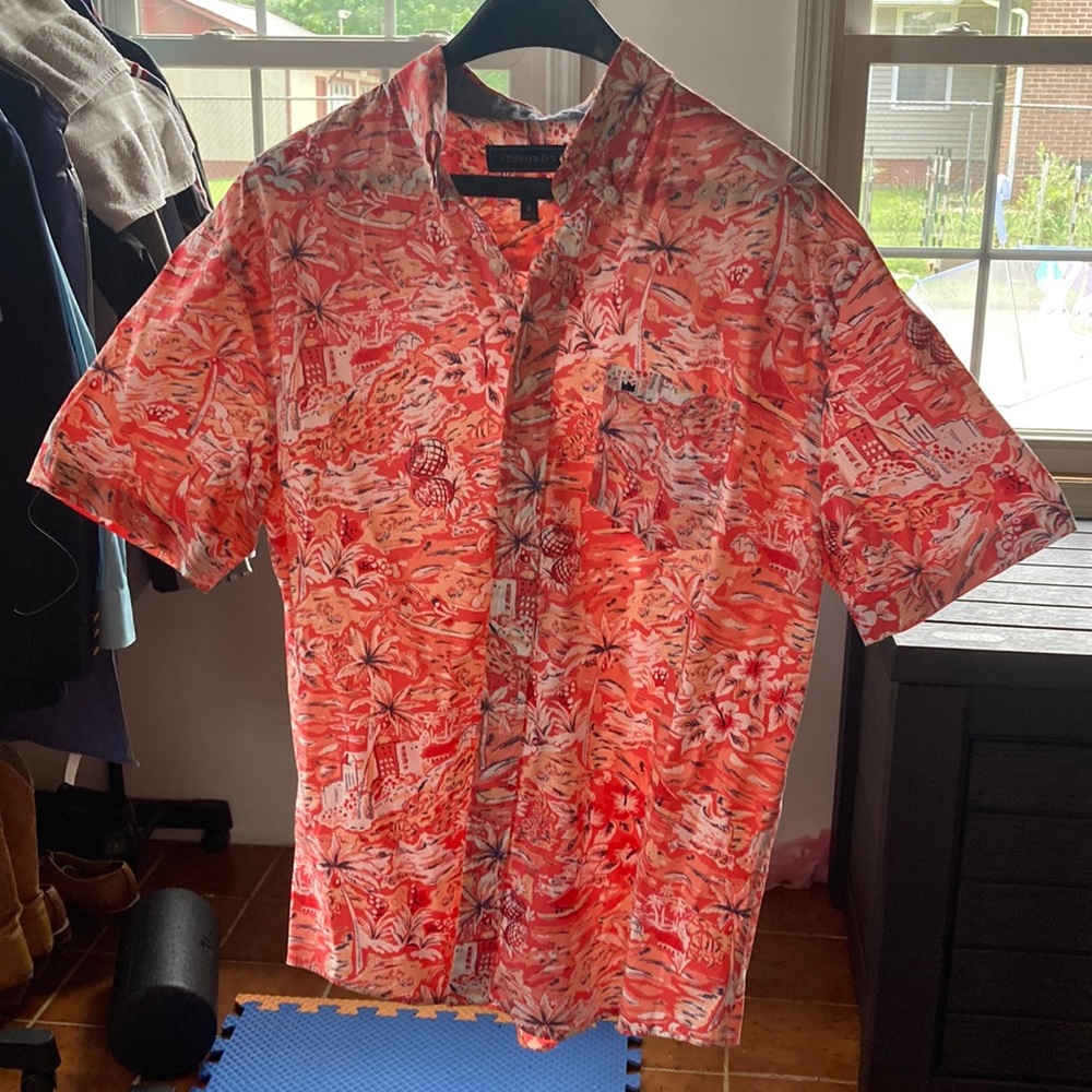 Crown & Ivy Hawaiian Shirt